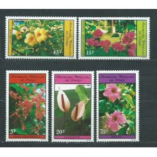 Congo Frances - Correo 1984 Yvert 712/6 ** Mnh  Flores