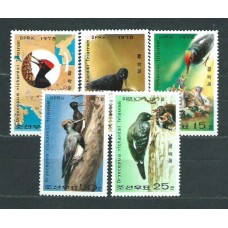 Corea del Norte - Correo 1978 Yvert 1502/6 ** Mnh  Fauna aves