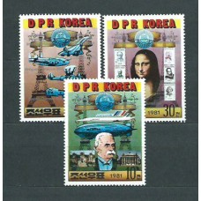 Corea del Norte - Correo 1981 Yvert 1704/6 ** Mnh