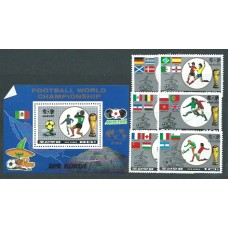 Corea del Norte - Correo 986 Yvert 1815+Hb 37 ** Mnh  Deportes fútbol