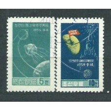 Corea del Norte - Correo 1960 Yvert 221/2 usado  Astro