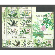 Corea del Norte - Correo 1993 Yvert 2356/61+Hb 117/8 ** Mnh  Flora