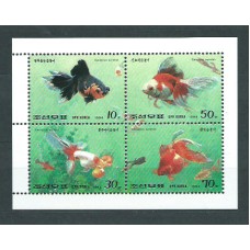 Corea del Norte - Correo 1994 Yvert 2470/3 ** Mnh  Fauna peces