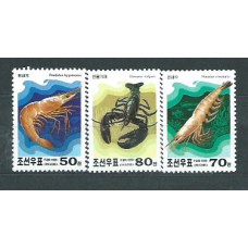 Corea del Norte - Correo 1999 Yvert 2912/4 ** Mnh  Fauna marina