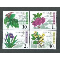 Corea del Norte - Correo 2001 Yvert 3104/7 ** Mnh  Flores