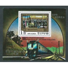 Corea del Norte - Hojas Catº Michel 87 ** Mnh  Trenes