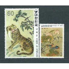 Corea del Sur - Correo 1980 Yvert 1053/4 ** Mnh  Pinturas