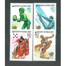 Corea del Sur - Correo 1987 Yvert 1363/5 ** Mnh  Olimpiadas de Seul