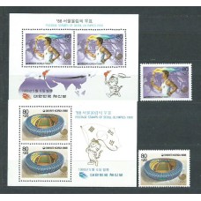 Corea del Sur - Correo 1988 Yvert 1406/7+Hb 415/6 ** Mnh  Olimpiadas de Seul