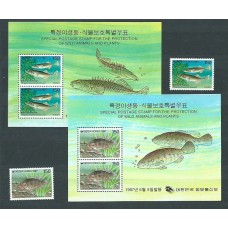 Corea del Sur - Correo 1997 Yvert 1767/8+Hb 510/1 ** Mnh  Fauna