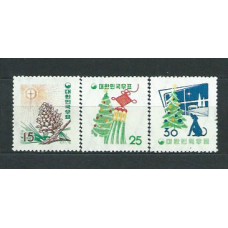 Corea del Sur - Correo 1957 Yvert 201/3 ** Mnh  Navidad