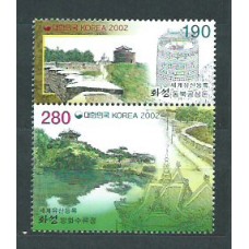 Corea del Sur - Correo 2002 Yvert 2128/9 ** Mnh  Tersoros culturales