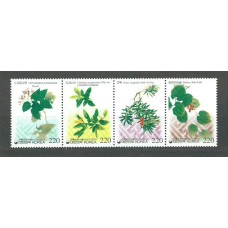 Corea del Sur - Correo 2005 Yvert 2253/6 ** Mnh  Flores