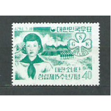 Corea del Sur - Correo 1961 Yvert 254 * Mnh  Scouts