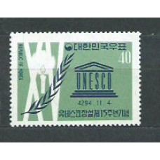 Corea del Sur - Correo 1961 Yvert 260 ** Mnh  UNESCO