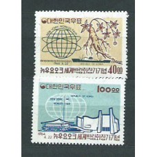 Corea del Sur - Correo 1964 Yvert 334/5 ** Mnh