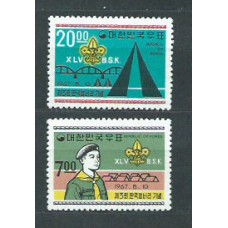 Corea del Sur - Correo 1967 Yvert 469/70 ** Mnh  Scoutismo