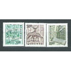 Corea del Sur - Correo 1967 Yvert 471/3 ** Mnh