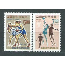 Corea del Sur - Correo 1967 Yvert 479/80 ** Mnh  Deportes