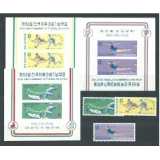 Corea del Sur - Correo 1970 Yvert 607/9+Hb 185/7 ** Mnh  Deportes