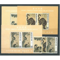 Corea del Sur - Correo 1970 Yvert 611/3+Hb 189/91 ** Mnh  Pinturas