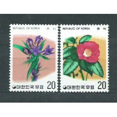 Corea del Sur - Correo 1975 Yvert 884/5 ** Mnh  Flores