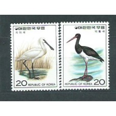 Corea del Sur - Correo 1976 Yvert 925/6 ** Mnh  Fauna aves