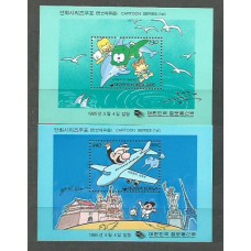 Corea del Sur - Hojas 1995 Yvert 480A/B ** Mnh  Dibujos animados