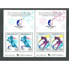 Corea del Sur - Hojas 1997 Yvert 504/5 ** Mnh  Deportes