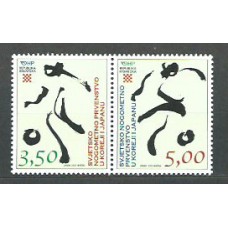 Croacia - Correo 2002 Yvert 577/8 ** Mnh Fútbol