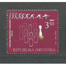 Croacia - Correo 2002 Yvert 579 ** Mnh Campeonato del mundo de Bolos