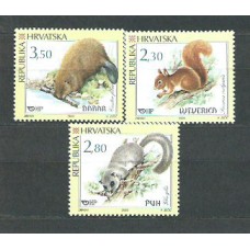 Croacia - Correo 2003 Yvert 618/20 ** Mnh Fauna Roedores