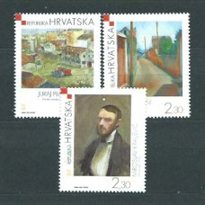 Croacia - Correo 2004 Yvert 657/9 ** Mnh Arte