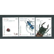 Croacia - Correo 2005 Yvert 668/70 ** Mnh Fauna Insectos