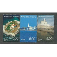 Croacia - Correo 2008 Yvert 814/6 ** Mnh Faros