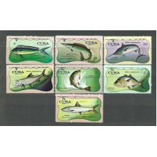 Cuba - Correo 1971 Yvert 1526/32 ** Mnh Fauna peces