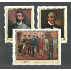 Cuba - Correo 1971 Yvert 1536/8 ** Mnh Pinturas