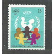 Cuba - Correo 1971 Yvert 1539 ** Mnh UNICEF