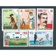 Cuba - Correo 1974 Yvert 1804/8 ** Mnh Deportes