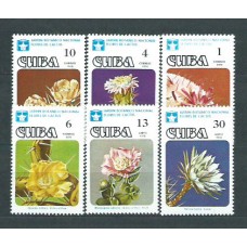 Cuba - Correo 1978 Yvert 2054/7+A.282/3 ** Mnh Flores cactus