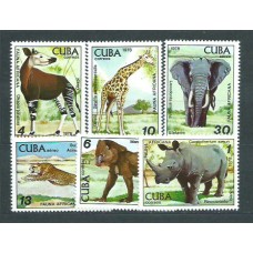 Cuba - Correo 1978 Yvert 2081/4+A.304/5 ** Mnh Fauna
