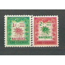 Cuba - Correo 1951 Yvert 352A/B ** Mnh Navidad