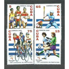 Cuba - Correo 2000 Yvert 3883/6 ** Mnh Olimpiadas de Sidney