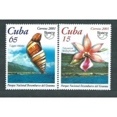 Cuba - Correo 2001 Yvert 3955/6 **  Mnh Fauna y flora