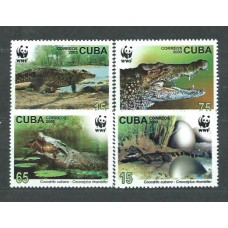 Cuba - Correo 2003 Yvert 4117/20 ** Mnh Fauna reptiles