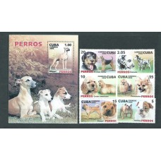 Cuba - Correo 2006 Yvert 4363/8+H.213 ** Mnh Fauna perros