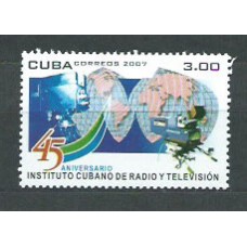 Cuba - Correo 2007 Yvert 4468 ** Mnh Radio y televisión