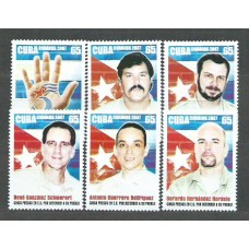 Cuba - Correo 2007 Yvert 4487/92 ** Mnh Personajes