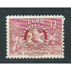 Cuba - Aereo 1955 Yvert 107 ** Mnh Club Rotary