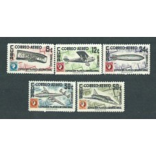 Cuba - Aereo 1955 Yvert 120/4 ** Mnh Aviones